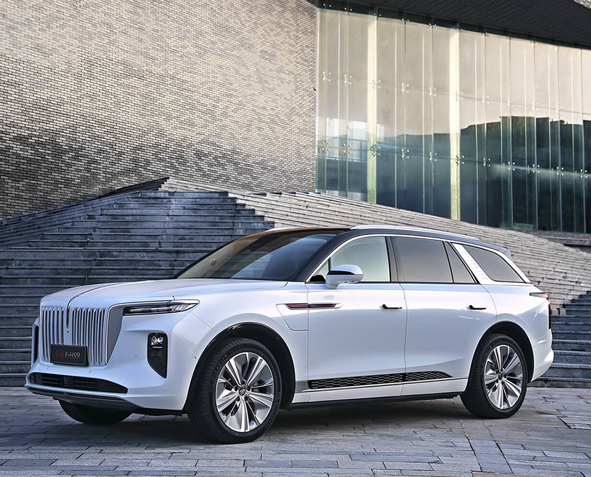 Hongqi E-HS9 Side View - UK